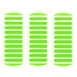 *NIP* 3 Pack Ice Stick/Cube Tray, Thin & Long for Sports/Water Bottles Silicone